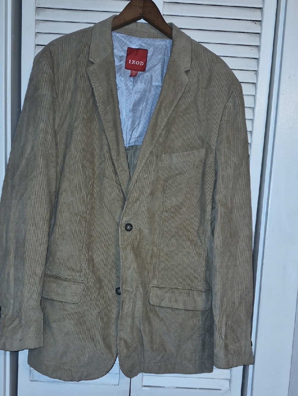 Izod Tan Corduroy Sport Coat